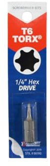 Best way Tools 86190 Security Torx T6