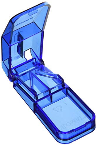 Tagliapillole, taglia in due o quattro qualsiasi pillola, prodotto in Europa, in scatoletta cartone