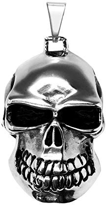 Soul-Cats Anhänger Totenkopf Skull Edelstahl Biker Gothik mit Kette oder einzeln