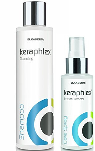 Keraplex Care Set: Keraphlex Care Spray 100 ml + Shampoo 200 ml (DAS Pflegesystem für zu Hause)