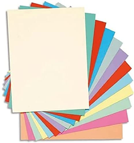 Exacompta 340000E 100er Pack Aktendeckel SUPER für DIN A4 in Pastellfarben PEFC™zertifizierte farbig sortiert ideal für das Büro und Schule und die mobile Organisation