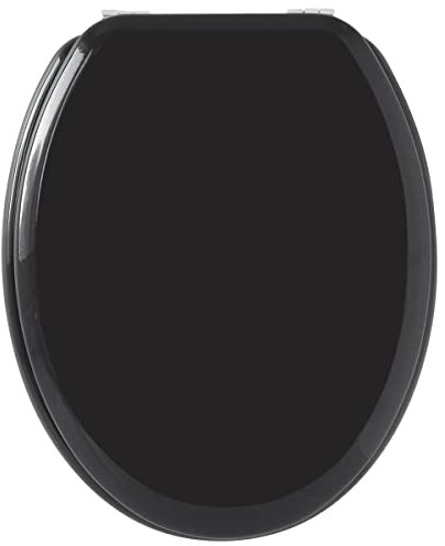 Gelco Design 707265 Abattant WC Sweet Noir , 46 x 36 x 5 cm