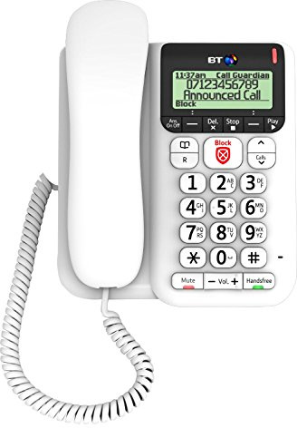 BT Decor 2600 Advanced Call Blocker Corded Telephone by BT