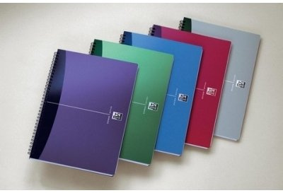 Collegeblock Oxford Office, A4+, kariert, 90Bl, 90g, sortiert