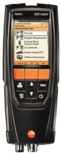 testo 0563 3223 71 Brenngas Analyser, Standard Kit, 320B