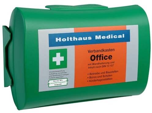 Holthaus Verbandkasten Office, 26 x 17 x 9,5 cm grün