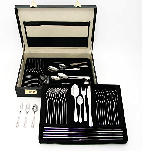 GRÄWE® Besteckkoffer 68-tlg. für 12 Personen, Serie Salzburg