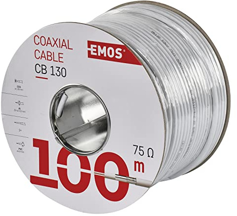 EMOS koaxialkabel CB130 100 m