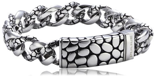Police Herrarmband rostfritt stål Carapace PJ25145BSS-01-L