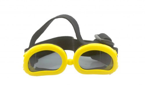 Namsan Mode Anti-UV-Sonnenbrillen Wasserdicht Pet Sonnenbrillen Fuer Katzen oder kleine Hunde - Gelb