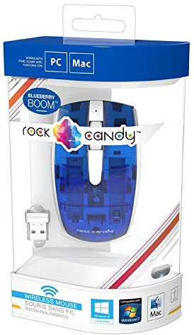 PDP Rock Candy Wireless Mouse - Blueberry Boom (904-002-NA-BL)