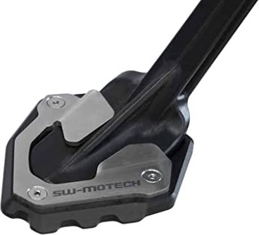 SW-MOTECH Seitenständerfuß-Verbreiterung, Schwarz/Silbern für CRF1000L (15-)/Adv Sports (18-)