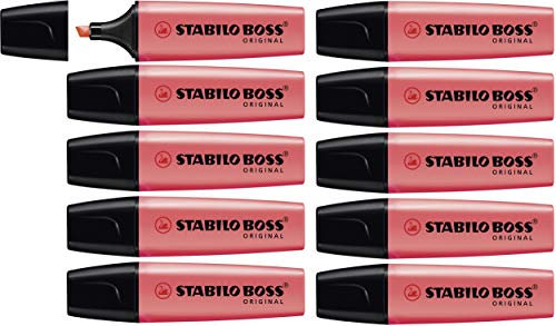 STABILO - Textmarker - BOSS ORIGINAL - 10er Pack - rot