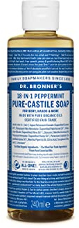 Dr. Bronner's Organic Peppermint Liquid Soap 240 ml