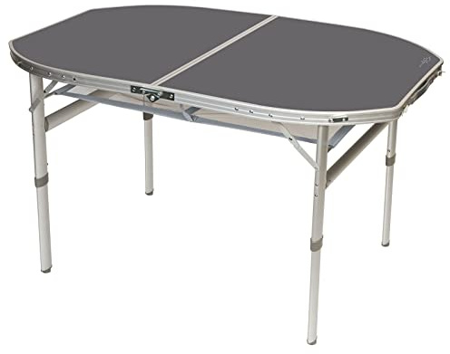 Bo-Camp - Table - Ovale - Modèle coffre - 120x80 cm
