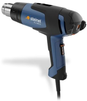 Steinel Heißluftpistole HL 1920 E, 2000 W Heißluftfön, Temperatur stufenlos von 80°-600°C, Luftmenge in 3 Stufen, 352103