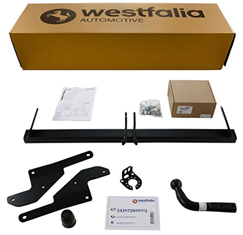 Westfalia Starre Anhängerkupplung für Mazda 3 Schrägheck (BJ 10/2013-10/2019) - im Set mit 13-pol. fzg.-spez. Westfalia Elektrosatz