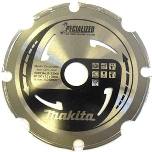 Makita b-22997 Specialized Faser Zement Board Sägeblatt 165 x 20 mm
