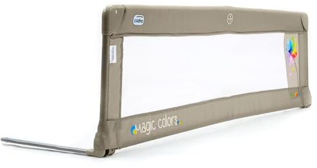 Asalvo 151504 - Barrera de cama 150 cm para bebés, diseño molinillo, color beige
