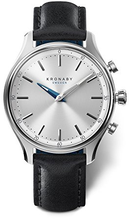 KRONABY Uhr Smart Damen | Saphirglas, Wasserdicht 10 ATM, Musiksteuerung, Schrittzähler, Anrufbenachrichtigung und -ablehnung S0657/1, Sekel