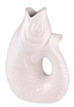 Gift Company Monsieur Carafon, Fisch, Vase, XS, weiß, 0,2 Liter