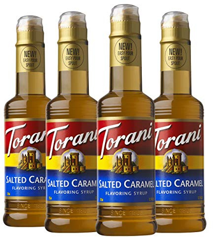Torani Syrup, Salted Caramel, 12.7 Oz, 4Count