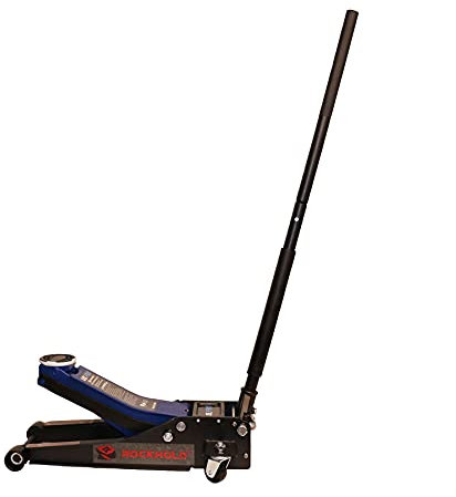 AB Tools-US Pro Cric roulant hydraulique à double piston, 3 tonnes, 75 mm – 500 mm