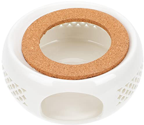 TOPBATHY Heated Base Teapot Warmer White Heater for Tea Ceremony Supply Teapot Heating Base Tea Heating Tool