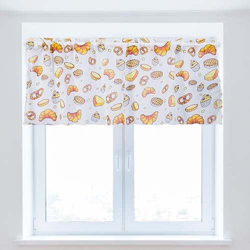 Pilipane Cortinas de Cocina con Aislamiento térmico,Cortinas y Cenefa de Cocina con,Juego de Cortinas de Media Ventana,Cortinas de Nivel Corto para Cocina, baño, sótano, Puerta, Armario