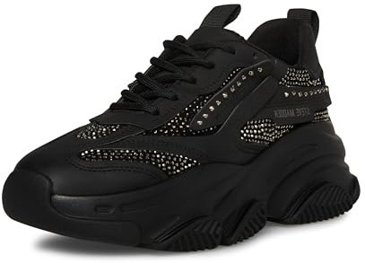 Steve Madden Sneaker Possession Donna, Strass Neri., 37 EU