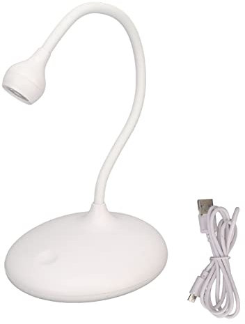 Lampada per Unghie UV, Lampada polimerizzante a LED con lampada per unghie UV LED flessibile a collo di cigno ruotabile a 360 gradi a 3 livelli di luminosità per la Casa e il Salone