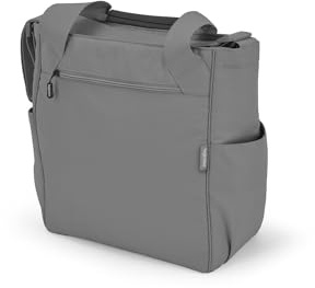 Inglesina Electa Day Bag, Grau, Wickeltasche für Neugeborene, Multifunktion, Praktisch und Geräumig, für Mutter und Vater, Organisierte Fächer