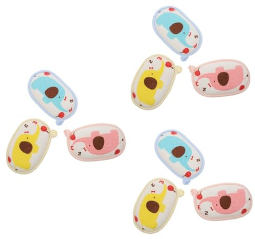 Angoily 9pièces Éponge De Bain Pour Éponges Colorées Parfait Pour Bain Hygiène Quotidienne Absorbantes Et Douces Pour Peau Saine