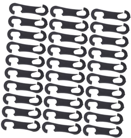 JECOMPRIS 100pcs Car Seat Cover Hooks for Car Interior Abs Plastic Seat Cushion Locking Hooks with Easy Hooking and Anti-Slip Design and Sunshade Fixing