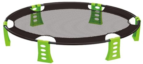 Oshhni Juego Roundnet, Juego de Red de Voleibol Al Aire Libre, Juguetes de Juego, Juego de Pelota de Playa de Entretenimiento Portátil para Jugadores Más Jóv, Verde, unico