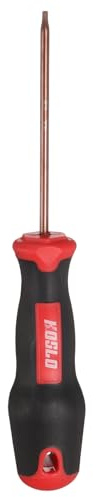 sourcing map Destornillador Torx T8 de 6.3 pulgadas, destornilladores magnéticos de 3.35 pulgadas, acero de aleación S2 tratado térmicamente con mango ergonómico para reparación de bricolaje, rojo