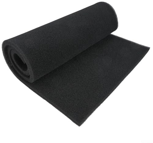 Filtro de aire acondicionado de carbón activado 100 x 40 cm, hoja de repuesto para eliminación de olores, recogida de partículas de grasa, corte a medida para purificadores, campanas extractoras