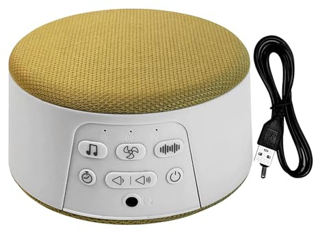 Macchina del suono del rumore bianco, macchina del rumore bianco per dormire, gadget elettronici portatili con funzione timer di spegnimento automatico, ricaricabile, per adulti e bambini, meditazione