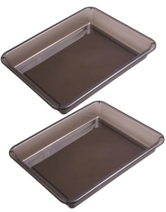 Cabilock 2pcs under Seat Storage Box Car Storage Bin Compact Multipurpose for Suv and Truck