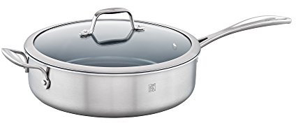 ZWILLING Spirit 3-lagige Keramik-Sautépfanne, antihaftbeschichtet, 5 l, Edelstahl