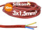 Lapp Câble 0046014 Multipaire unscreened Câble, résistance à la température, par M, rouge, 3 Core, 16 AWG, 1,5 mm², 1