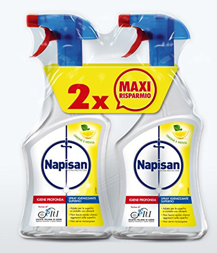 Napisan Spray Igienizzante Multisuperfici - Pacco da 2 x 1600 g
