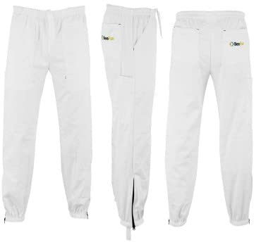 Imkerhose Deluxe weiß - BeeFun®: XXXL