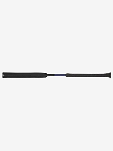 LeMieux Jumping LeBaton Whip 57cm in Navy - Horse Riding Crop for Equestrian Training - Comfortable Soft PU Leather Stick with Shock Absorbing Pad