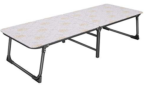 FUFU Deckchairs Folding Camping Bett Baby, Klappbett, Stühle Einheitliche Wirtschafts, Büro Mittagspause Bett, Outdoor-Camping-Camp Bett mit Kissen und Weighs 440 Lbs Klappbar