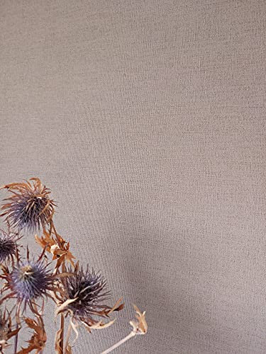 NEWROOM Papier peint Beige Couleur Unie Intissé - Couleurs Unies Taupe Aspect Tissu Textile Moderne