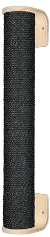 Kratzbaumland 9 cm Relax-Kletterstange Kratzstange Wandelement für Katzen (40 cm, Schwarz)