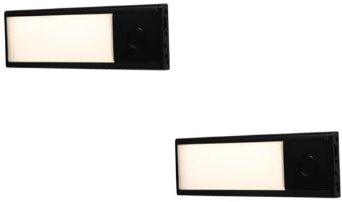 Gadpiparty 2St Sensorschranklicht LED-Leuchten batteriebetriebene schrankleuchten led lichterband schlafzimmer beleuchtung bewegungssensor licht Unter Schrank Nachtlicht Aufladen Sensorlicht