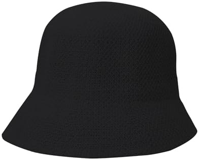 MILAKOO Malla Tejida Crochet Bucket Sombrero para Playa Floppy Paja Cloche Sombrero de Sol para Primavera Verano Gorra
