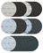 115mm Schleifpapier Körnung 320/400/600/800/1000, 40 Stück Nass und Trocken Schleifscheiben 115mm Klett Schleifblätter für Auto Lackarbeiten Polieren
